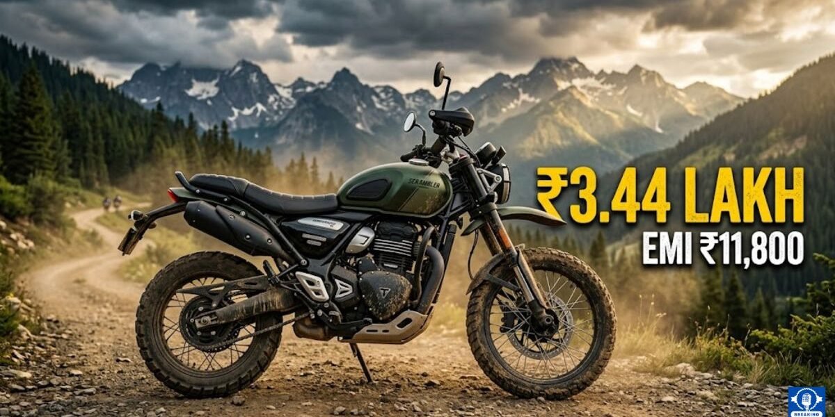 Triumph Scrambler 400 XC 2025 Price in Sipahijala — On-Road Price, EMI और Competitors