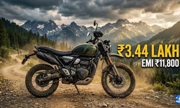 Triumph Scrambler 400 XC 2025 Price in Sipahijala — On-Road Price, EMI और Competitors